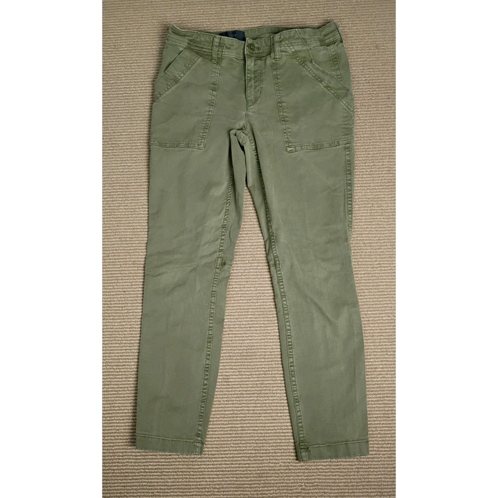 J Crew‎ Green  Women's Size 28 Army Stretchy Soft Denim Pant